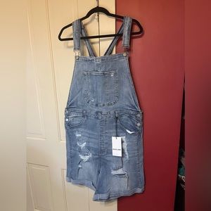 Black Label Short Overalls